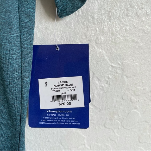 Champion Double Dry Core Norse Blue Teal - Picture 8 of 10